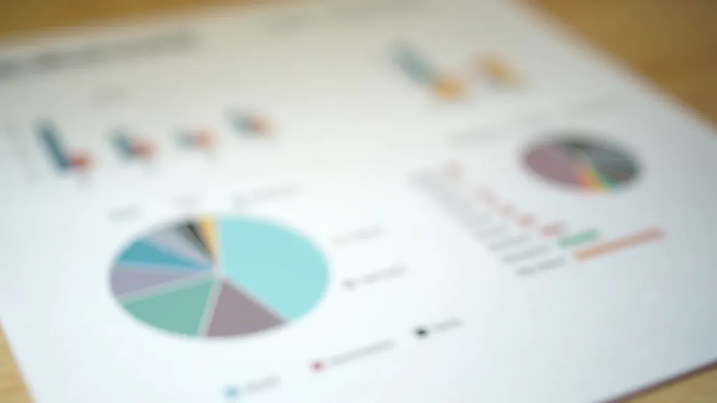 Pie chart and financial notes showing expense categorization and spending analysis by category